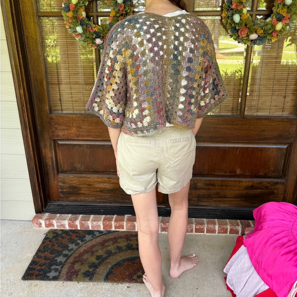 Handmade Crochet Women's Sweater - Picture 2 of 3